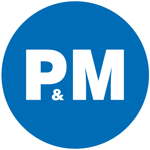 p&m logo